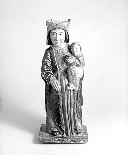 Statuette : Vierge à l'Enfant dite Notre-Dame de Cieuse dite Notre-Dame des Bienheureux.