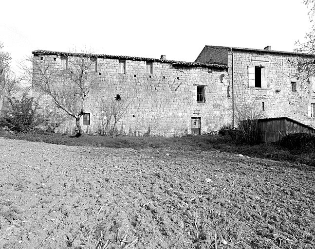 Corps de bâtiment nord, élévation ouest.