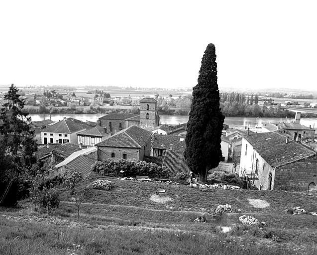 Quartier de l'église Saint-Vincent du Temple, vue générale depuis le nord.
