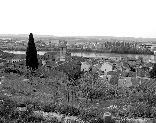 Quartier de l'église Saint-Vincent du Temple, vue générale depuis le nord-ouest.
