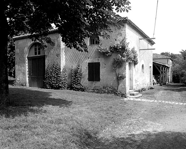 Parties agricoles, élévation sud, détail.