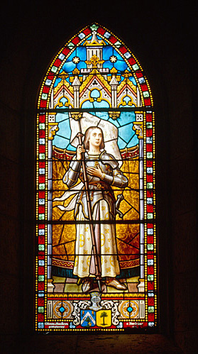 Verrière : Jeanne d'Arc.