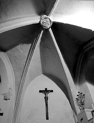 Sacristie (ancienne chapelle ?) : voûte.