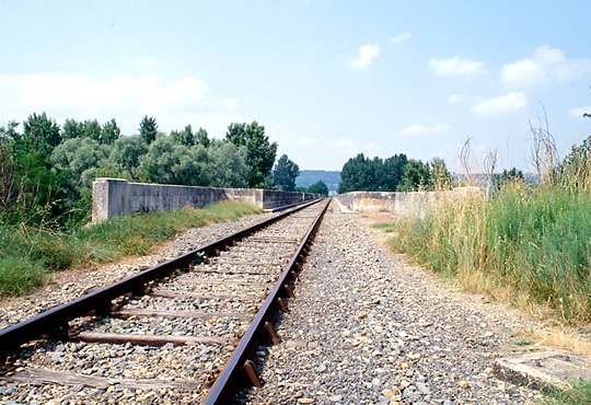 Départ du pont rive gauche : tablier.