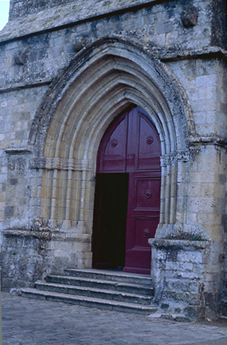 Façade occidentale : portail.