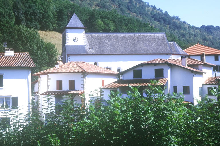 Partie haute de l'élévation sud.