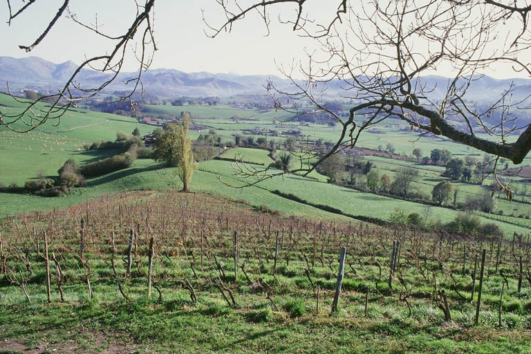 Vue prise depuis l'ouest.