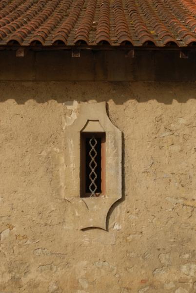 Chai indépendant, élévation latérale (est), partie sud, détail : jour.