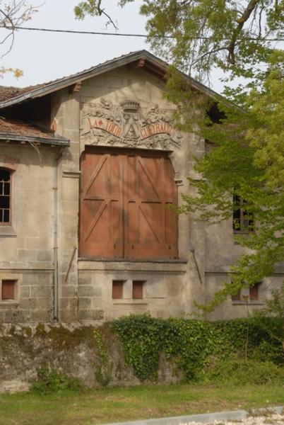 Chai indépendant, élévation latérale (est), partie nord, pignon.