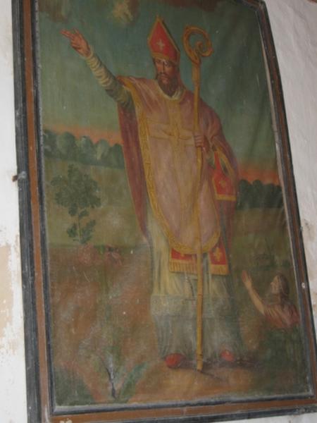 Intérieur, tableau : saint Seurin, ensemble.