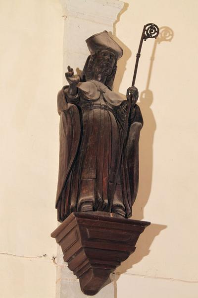 Ensemble de 4 statues : Saint Martin, Vierge de l'Assomption, Saint Pierre, Saint Paul