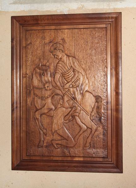 Bas-relief : Charité de saint Martin