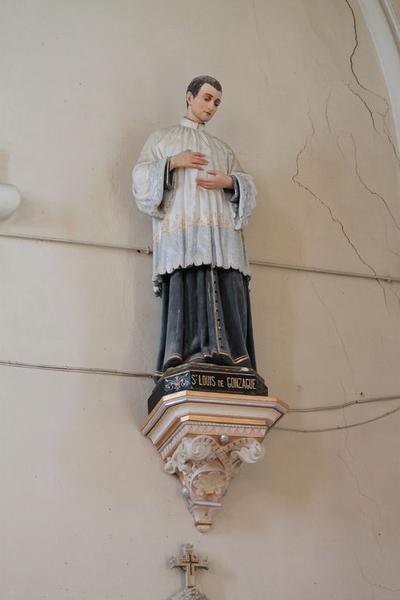 Statue de saint Louis de Gonzague.