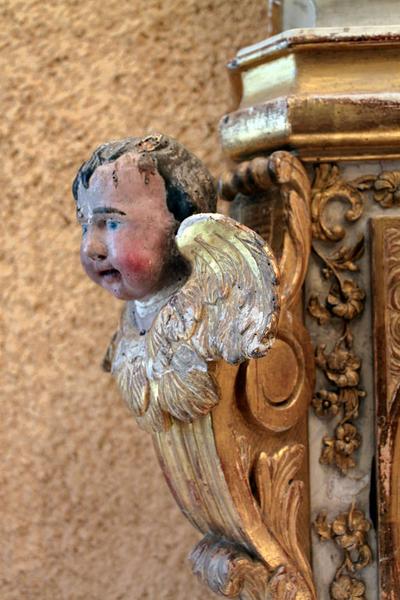 Détail : angelot de gauche.