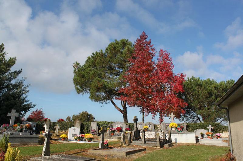 Vue du cimetière.