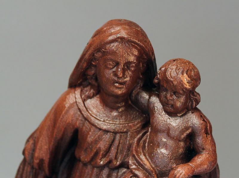 Vierge à l'Enfant (détail).