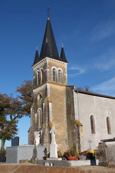 Clocher depuis le sud-ouest.