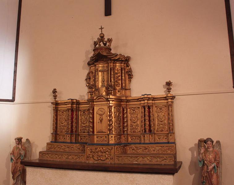 Ensemble de 2 gradins et d'un tabernacle à dais d'exposition (maître-autel)