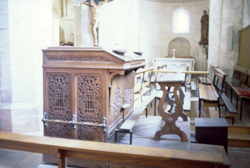 Ensemble d'un harmonium et d'un banc d'organiste