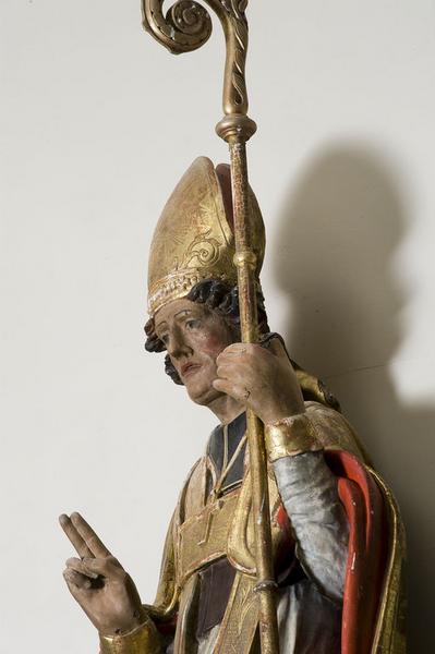 Saint Martin (détail du buste).