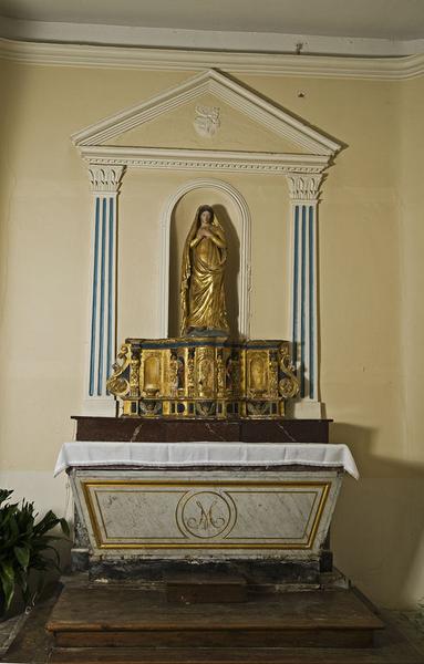 Ensemble de l'autel de la Vierge