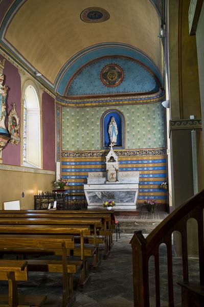 'Chapelle' de la Vierge dans le collatéral nord.