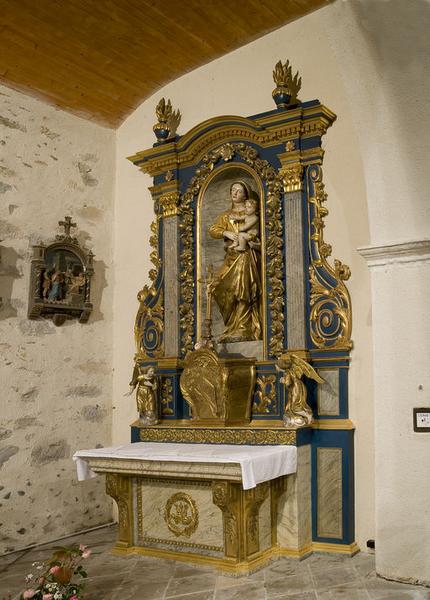 Ensemble de l'autel de la Vierge