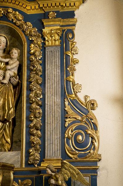 Retable de l'autel de la Vierge