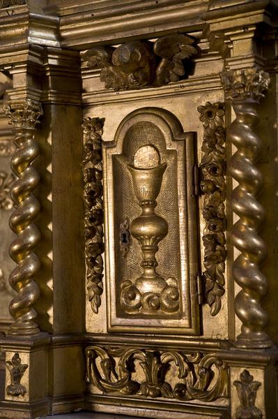 Armoire eucharistique : façade.