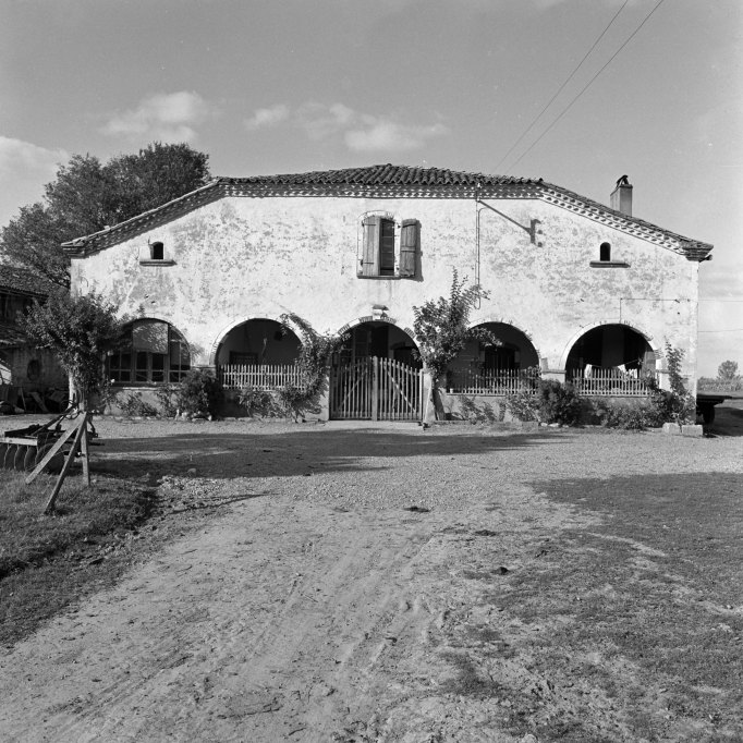 Logis. Elévation antérieure (Etat en 1969).