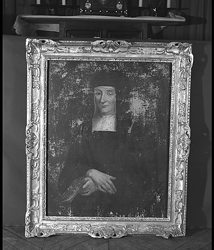Tableau (tableau de chevalet) : portrait de sainte Louise de Marillac (1)