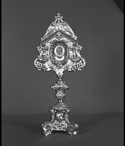 Reliquaire-monstrance (6), de saint Vincent de Paul, style rococo