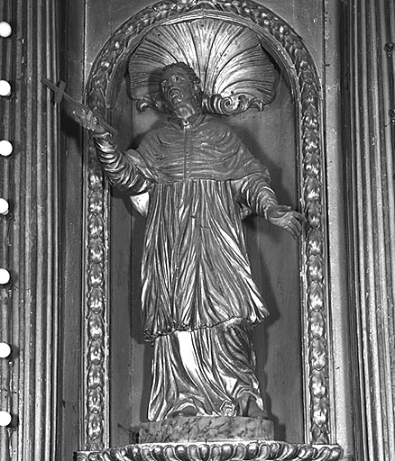 Statue (2) : saint Augustin, saint Charles Borromée