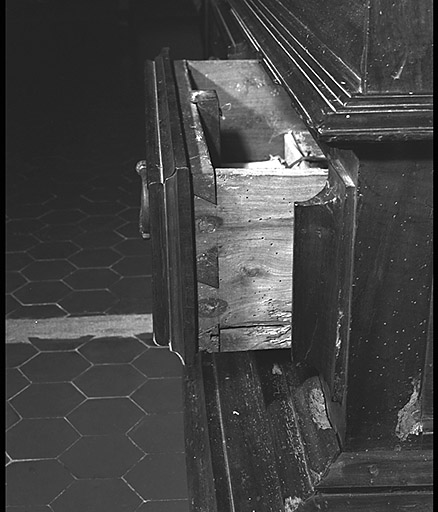 Tiroir - détail d'assemblage