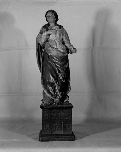 Statue (statuette) : saint Blanche