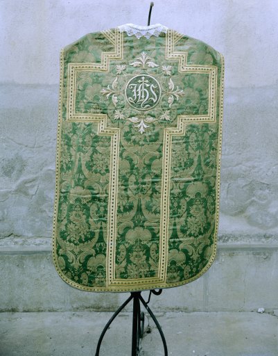 Chasuble (1), ornements verts