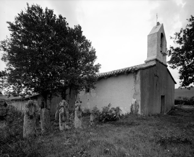 vue d'angle façade occidentale et façade latérale nord