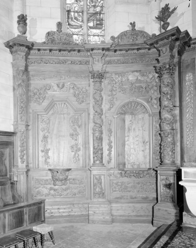 Retable (retable à niche), style baroque