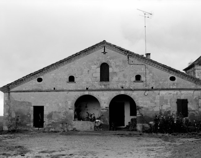 Logis. Elévation antérieure.