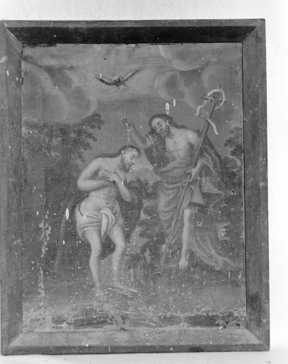 Tableau (tableau de chevalet) : Baptême du Christ