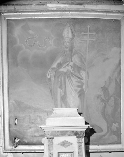 Tableau d'autel : Saint Orens d'Auch appelé à l'apostolat