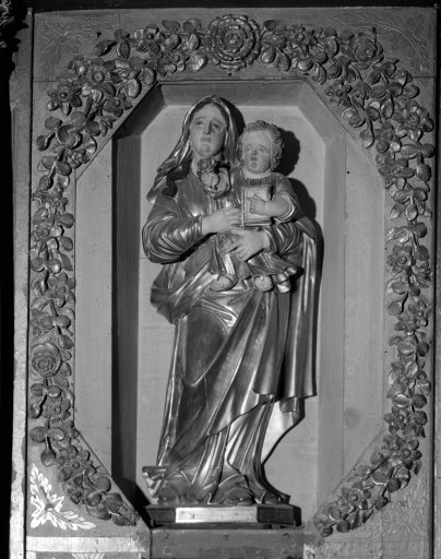 Statue (d'applique) : Vierge à l'Enfant