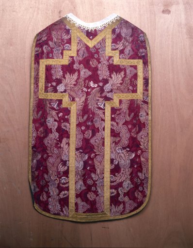 Chasuble, voile de calice (ornement violet)