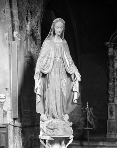 Statue (petite nature) : Immaculée Conception