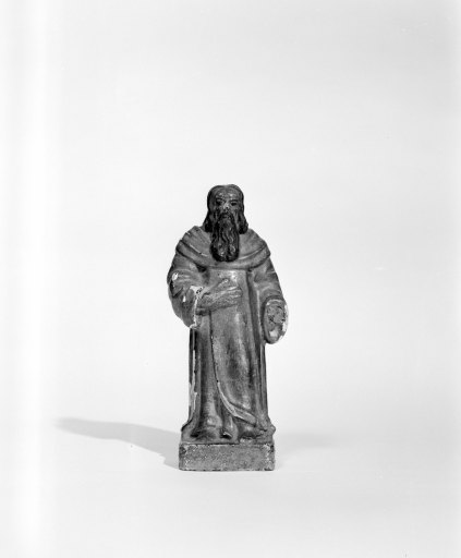 Statue (statuette) : saint moine