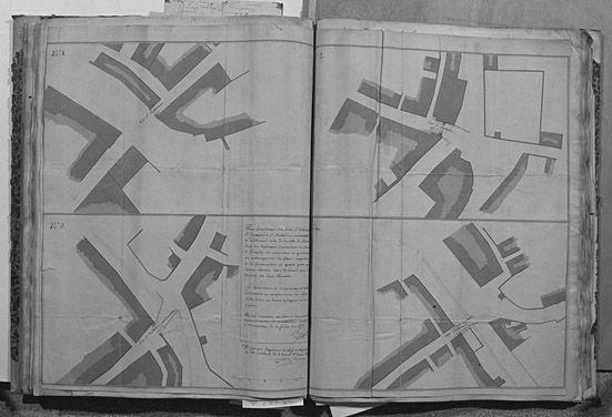 Plan des portes de la ville.