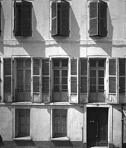 Elévation antérieure, détail.