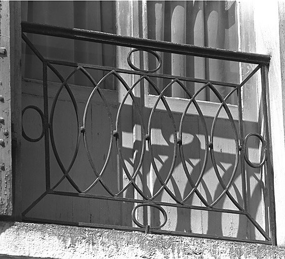 Balconnet de l'élévation antérieure.