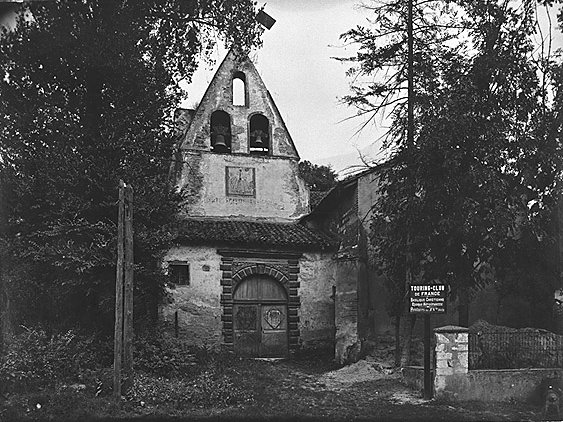 Porche depuis le sud-ouest. Etat vers1900.