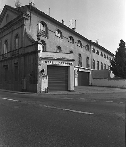 Elévation latérale Sud sur la rue Louis d'Anjou.